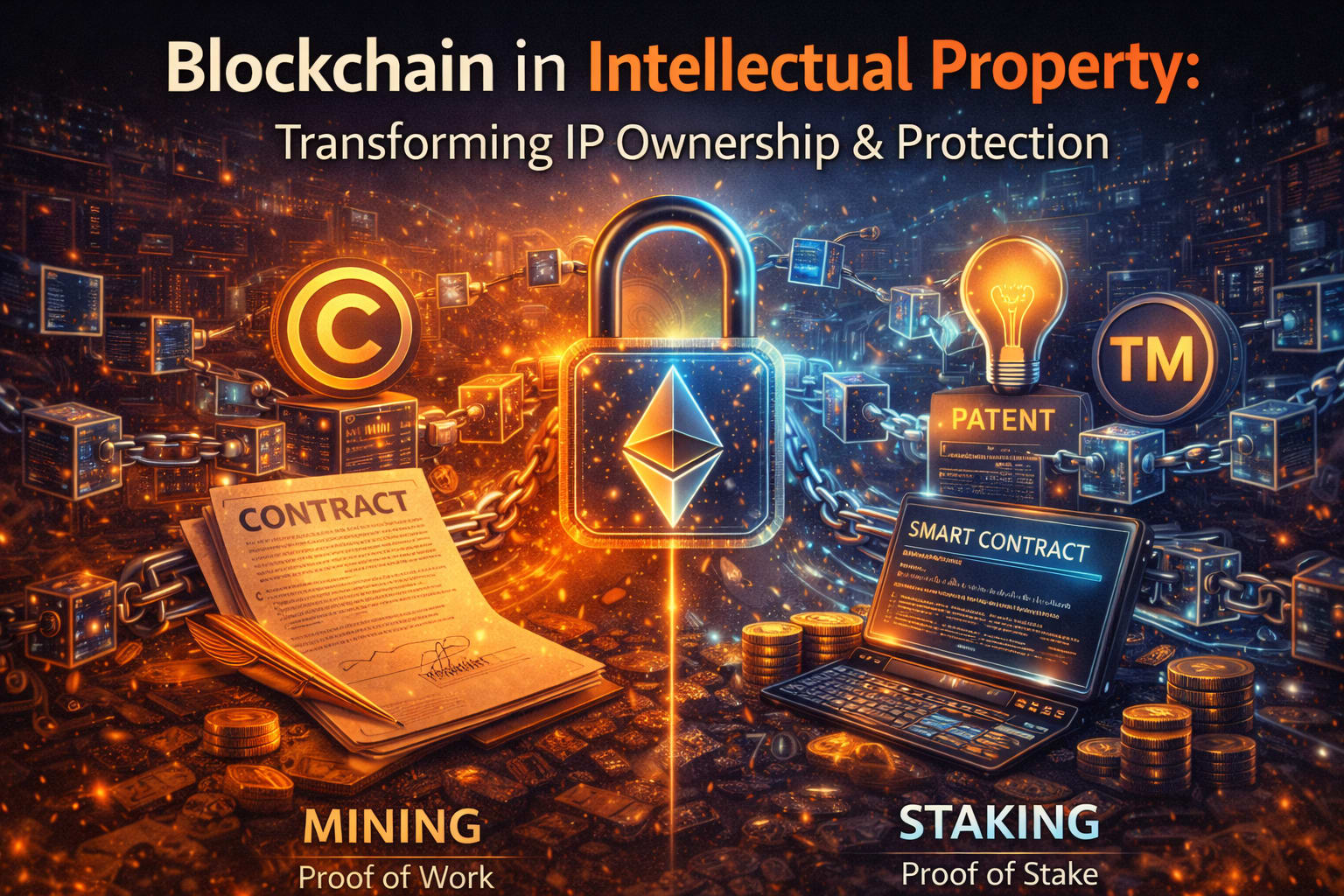 automated royalty distribution blockchain IP