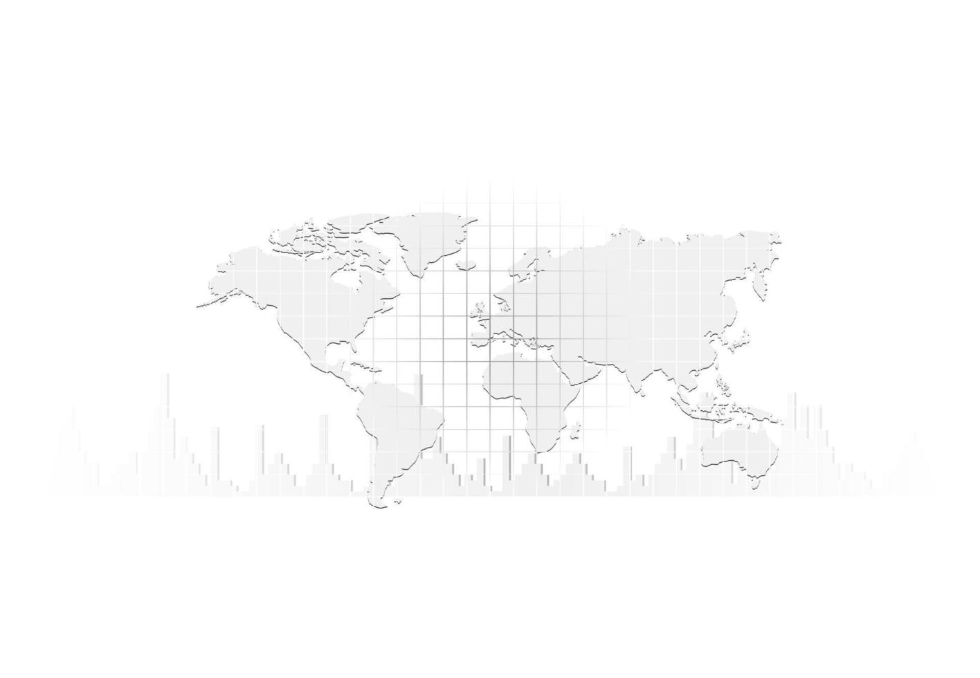 global world map trading network
